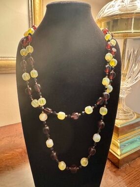 Trio of Glass Bead Necklace
